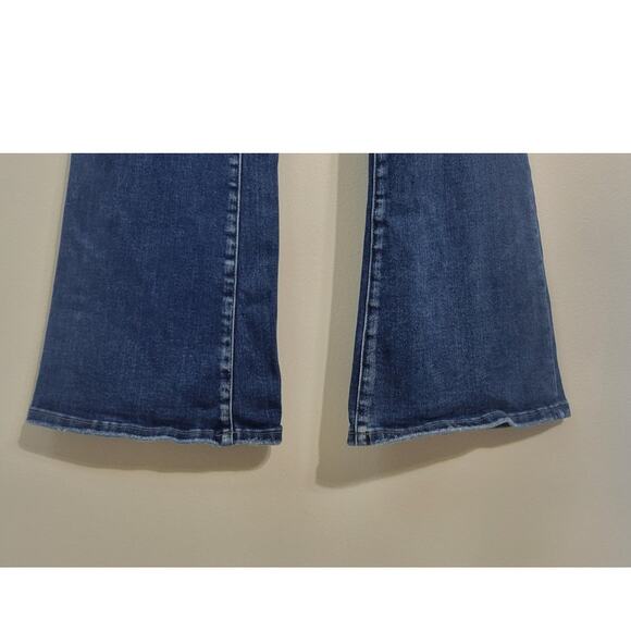 Mica Los Angeles Jeans Womens 28 Dark Blue Flare Boho Hippie Casual Jeans NWOT - Picture 6 of 10